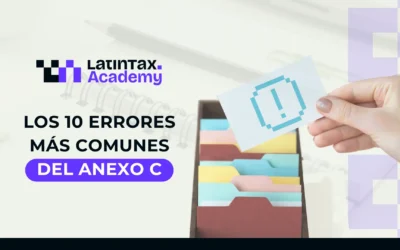 Los 10 errores más comunes del Anexo C