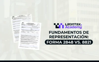 Fundamentos de representación: Forma 2848 vs. 8821