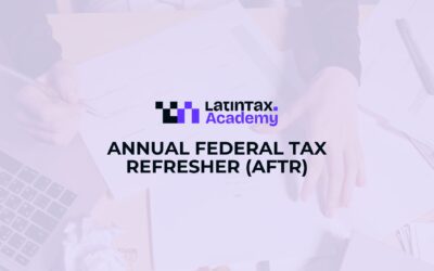 Annual Federal Tax Refresher (AFTR) RIFYB-A-00297-25-S (Curso de Self Study)